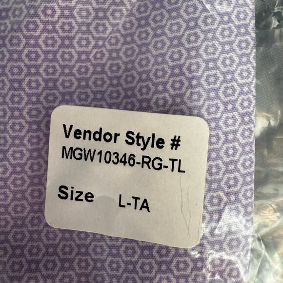 Artefact Purple Long Sleeve Button Up Shirt Men Regular Fit NWT Size Large Tall - Picture 7 of 10